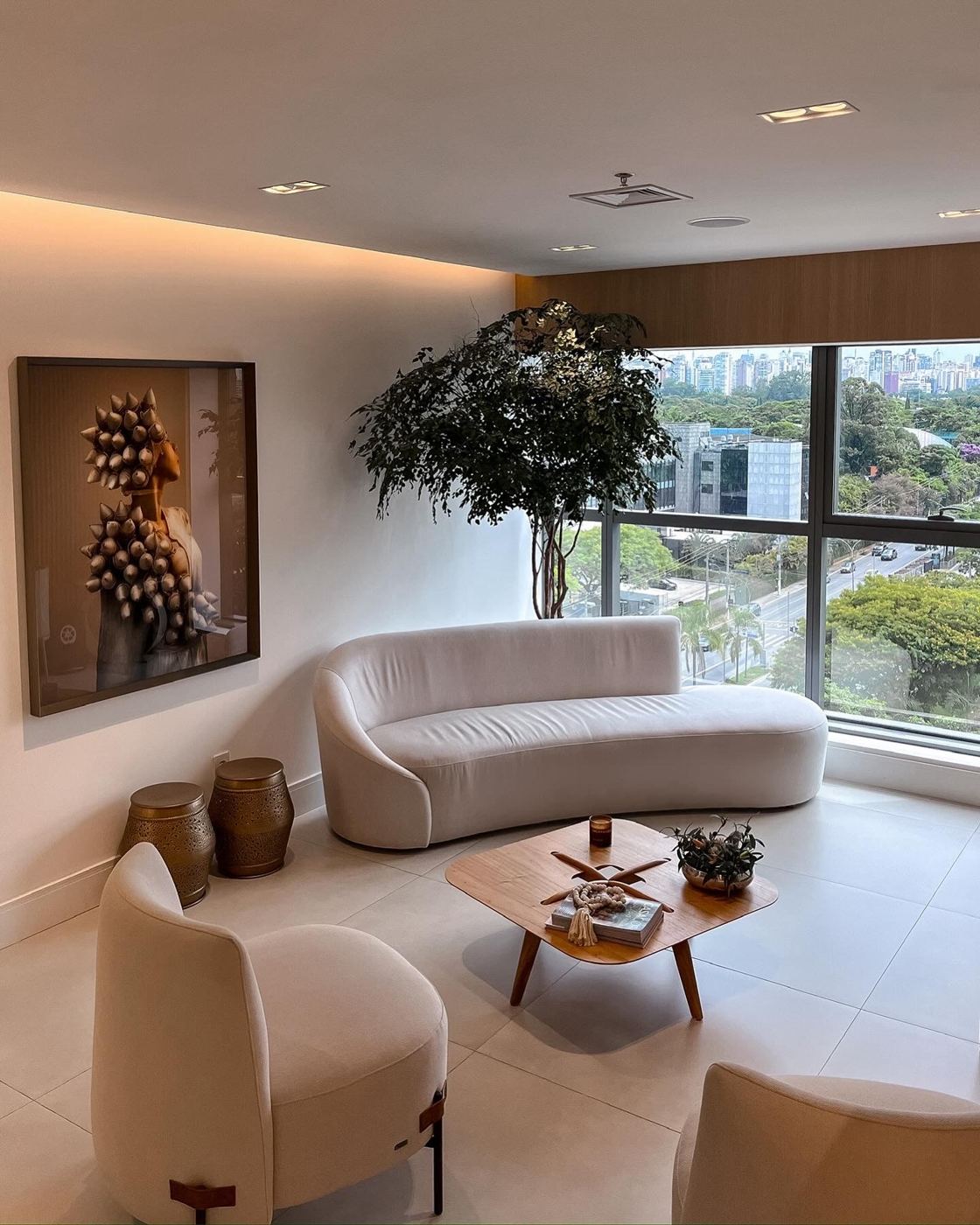 Recepção da Casa Moreira, em Moema — São Paulo